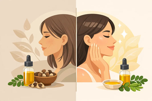 Moringa Oil Before and After Results