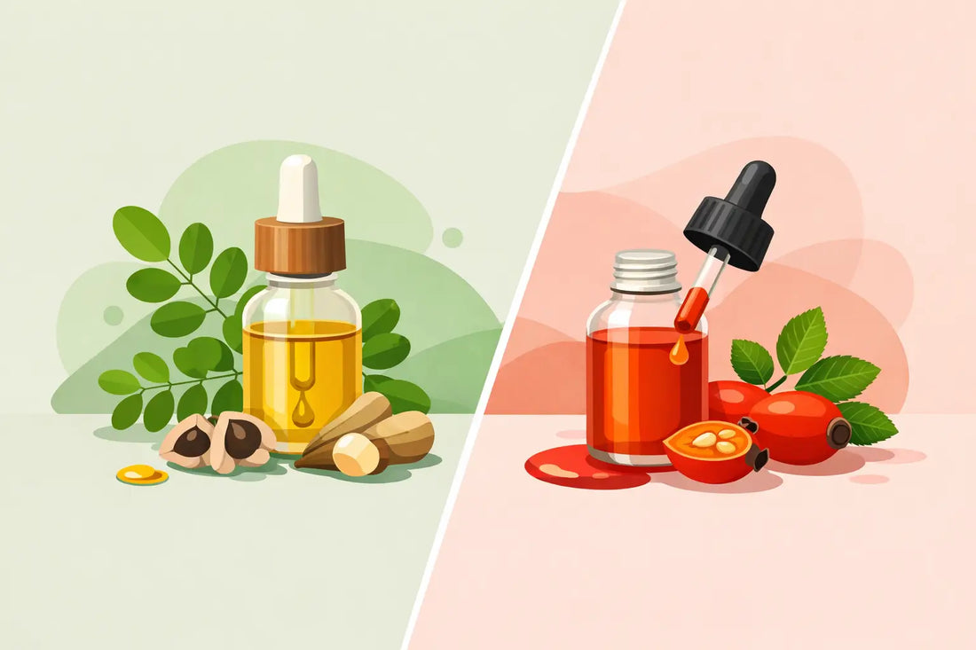 Moringa Oil vs Rosehip Oil for Your Skin